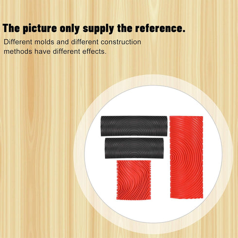 Rubber Empaistic Wood Grain Graining Pattern DIY Grain Painting Tool Wood Graining Painting Tool Wood Texture Graining Tool Household Wall Art Pai...