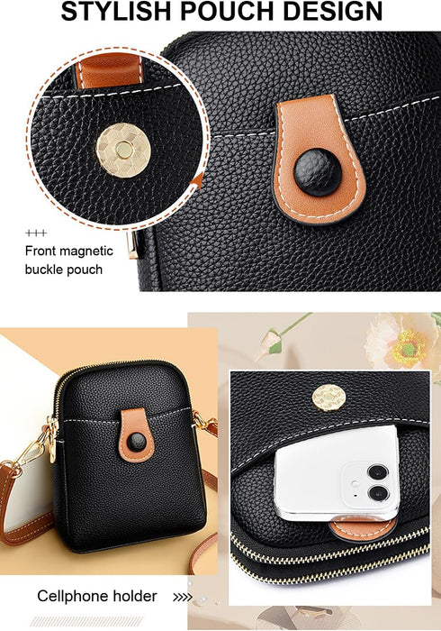 Small Crossbody Bags for Women, Leather Phone Purse Cross Body Bag Women Purses for Women, Small Crossbody Purse for Women...