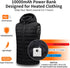 Heated Vest Battery Pack, 5V 2A Power Bank for Heated Jacket, Pants, Stadium Seats, 10000mAh Small LED Display Fast Charging Portable Charge for H...