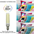 15W E12 LED Light Bulb Warm White 3000K, 136 LEDs 2835 SMD, Dimmable, 150W Halogen Equivalent, AC110V, E12 Base for Home Lighting, E12 LED Corn Li...