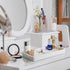 ALELION 10" Bathroom Vanity Tray for Counter - Wood Tray for Dresser Tops Perfume Jewelry Candle Key Catchall - White Kitchen Countertop Organizer...