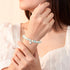 HGDEER Get Well Soon Gifts, Natural Stone Amethyst Bracelet for Women Men...