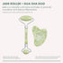 EcoTools Beauty Skin Care Tool Jade Facial Roller and Gua Sha Stone Duo, Face Roller and Massager, Skincare and Sculpting Tools, Green, Promotes H...