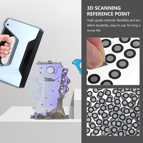 3D Scanning dots,Scanning Markers,Tracking dots for 3D Scanning,High Reflective 3D Scanner dots,Diffuse Reflection Markers Easily Compatible with ...