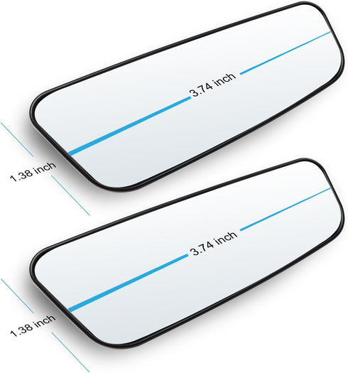 Blind Spot Mirror for Cars LIBERRWAY Car Side Mirror Blind Spot Auto Blind Spot Mirrors Wide Angle Mirror Convex Rear View Mirror Stick on Design ...