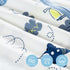 TILLYOU Sleep Sack 0-6 Months - 0.5 TOG Baby Wearable Blanket with 2-Way Zipper, Extra Soft Cotton Sleeveless Sleeping sack 2 Pack, Sky Adventure ...