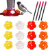 12 Pieces Hummingbird Feeders Replacement Flowers, BENBO Outdoor Bird Feeder Replacement Parts Feeding Ports Replacement with 4 PCS Cleaning Brush...
