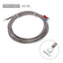 MECCANIXITY K Type Thermocouple Temperature Sensor PT100 5mm Ring High Temperature Probe 13ft Wire 0 to 600°C(32 to 1112°F) Stainless Steel...