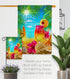 Breeze Decor Summer in Paradise Garden Flag Fun The Sun Beach Pool Luau Tropical Party Season Outdoor Summertime Sunny House Decoration Banner Sma...