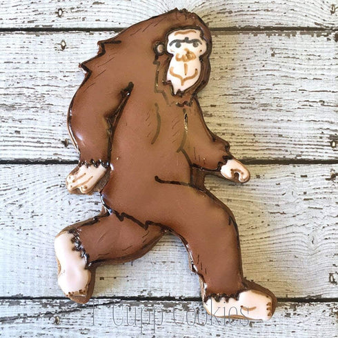 Bigfoot Sasquatch Cookie Cutters 2-Pc. Set Made in USA by Ann Clark, Bigfoot, Foot...
