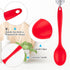 4 Pcs Mixing Spoons for Cooking, 8" Small Silicone Spoons Nonstick Heat Resistant Kitchen Spoon Silicone Serving Spoon Stirring Spoon for Kitchen ...