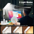 LED Desk Lamp Light with 2 Pen Holders, Time, Date, Temperature Display, Dimmable, 3 Color Modes, Touch Control, Foldable,Eye-Caring Table Lamp fo...