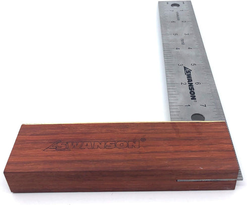 Swanson Tool TS152 8-Inch Try Square with Hardwood Handle...
