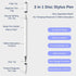 Stylus Pen for iPad, 3 in 1 Universal Magnetic Disc Stylus Pens for Apple/iPhone/ipad pro/Mini/Air/Android/Microsoft/Surface/Amazon Fire Tablet Al...