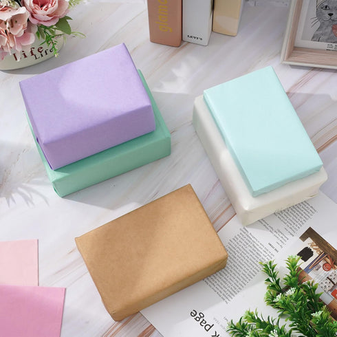 Whaline 60 Sheets Pastel Tissue Paper - 14 x 20 Inch - Gift Wrapping Paper Art Paper for DIY Crafts Baby Shower Birthday Wedding Party Supplies...
