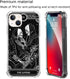 The Lovers Tarot Card Skull Black Case Compatible with iPhone 15, Trippy Psychedelic Aesthetic Tarot Card Cool Skeleton Case for iPhone 15, Unique...