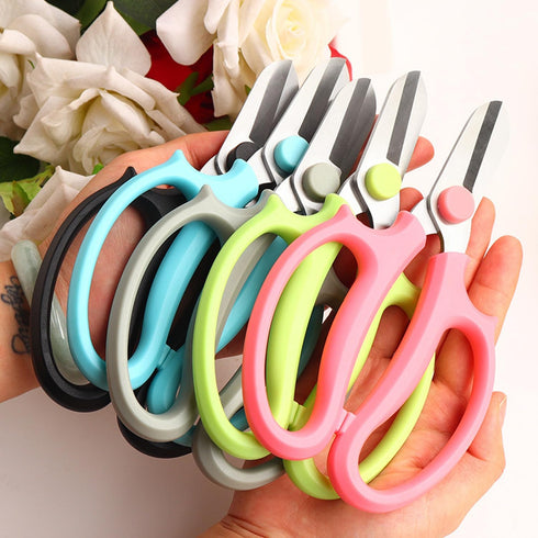 Gardening Scissor White Sharp Blade Alloy Steel Garden Shears for Cutting Flowers Trimming Plants of Yard Florist Rose Herb Hedge and Fruits Picki...