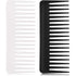 Large Hair Detangling Comb Wide Tooth Comb for Curly Hair Wet Dry Hair, No Handle Detangler Comb Styling Shampoo Comb (Black, White)...