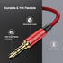 MOSWAG 3.28FT/1Meter 3.5mm Extension Cable Audio Male to Female Stereo Extension Adapter Nylon Braided Cord Compatible for Home/Car Stereos Smartp...