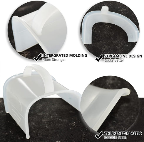 Concrete Trowel Tools for Masonry Cement Hand Plastering Plastic,Mortar Repair Margin Finish Pointing Tile Curved for Garden Corner Flooring Molds...