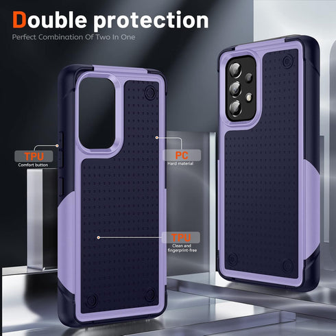 Jeylly for Samsung Galaxy A52 / A52 5G / A52s 5G Case, Heavy Duty Shockproof Full Protective Galaxy A52 Phone Case, Support Wireless Charging, Des...