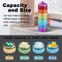 Weekly Metal Pill Organizer, Waterproof 7-Day Pill Container for Outdoor Travel. Aluminum Pill Case That is Shockproof and Has Large Compartments ...