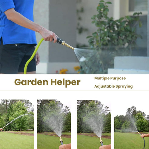 Garden Hose Nozzle, High Pressure Water Hose Nozzle Sprayer Head,fits 3/4” Garden Hose Thread,for Lawn & Garden,Washing Cars,Watering Garden,Clean...
