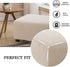 Flamingo P Ottoman Cover Folding Storage Stool Furniture Protector Soft Rectangle Slipcover with Elastic Bottom Ottoman Cover Extra Large (Large, ...