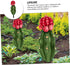 Decorative Garden Inserts Metal Cactus Stake Easter Yard Sign Lawn Ornaments Cactus Yard Art Plant Pick Yard Ornament Plants for Outside Lawn Deco...