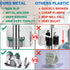 Broom Holder Self Adhesive No Drill Wall Mount Mop Broom Organizer with Hook Heavy Duty Stainless Steel Garden Tool Organizer Garage Storage and O...