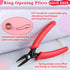 Split Ring Pliers Jump Ring Opener Ring Opening Pliers Split Ring Opening Pliers Ring Splitter Plier Jewelry Making Tools Tweezers Opener Tools fo...
