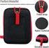 Golf Rangefinder Case Hard Shell Range Finder Carry Bag Storage Bag Universal Range Finder Protector Pouch with Belt Clip for Rangefinders (red).....