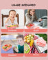 Vensp Bento Box Adult Lunch Box, Bento Box with 4 Compartments,Woman Lunch Box Containers for Work with Utensils,Sauce Jar, Muffin Liners,Microwav...