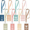 16 Pcs PVC Hall Pass Lanyards Unbreakable Hall Passes Writeable Hall Passes for Classrooms Bathroom Passes for Hall Bathroom Library Office Nurse ...