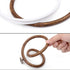 joybest 4 Pieces 6 Inch Round Embroidery Hoops Display Frame Circle, Cross Stitch Hoop Ring Imitated Wood Embroidery Kits for Art Craft Sewing and...