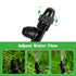 20Pcs Drip Irrigation Spray Emitters?Adjustable 360 Degree Atomizing Nozzles with Lock Barbed for1/4 Tubing Garden Hose Watering System Sprayer Bl...