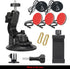 Heavy Duty Super ?90mm Suction Cup + Adjustable Dual-Ball-Head Action Camera Dash Cam Phone Car Mount Windscreen Window Cockpit Holder for GoPro i...