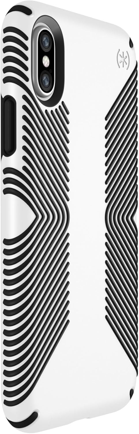 Speck Products Presidio Grip Case for iPhone XS/iPhone X, White/Black...