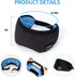 Music Sleep Eye Mask,Upgraded Travel Sleeping Headset,Sleep Eye Shades Built-in Speakers Microphone Washable (Black)...