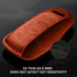 Tukellen for Audi Key Fob Cover Genuine Leather with Keychain,Leather Key Case Protector Compatible Audi A4 Q7 Q5 TT A3 A6 SQ5 R8 S5 Smart Key-Bro...
