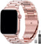 EPULY Metal Band Compatible with Apple Watch Bands for Men & Women 49mm 45mm 44mm 42mm 41mm 40mm 38mm, Business Stainless Steel Strap for iWatch B...
