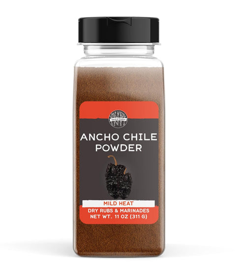 Birch & Meadow 11 oz of Ancho Chile Powder, Spicy & Flavorful, Dry Rubs & Marinades...