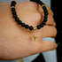 Black Onyx Choker Bead Necklace Crystal Collar | Dainty Star Pendant Cubic Zirconia Stone Vintage Lightweight Celestial Gold Jewelry for Women...