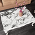 White Black Marble Wallpaper Peel and Stick 15.8'' x78.7'' Marble Contact Paper Countertop Peel and Stick Waterproof Self Adhesive Removable Wall ...