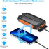 Power-Bank-Solar-Charger - 10000mAh Power Bank, Portable Charger, External Battery Pack 5V/3A Type C Input Output Dual Built-in Super Bright Flash...