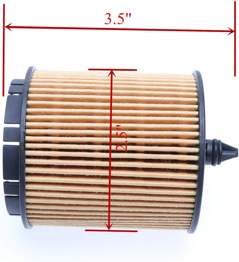 iFJF PF457GO Oil Filter Element Replacement for Bui-ck Regal 2.4L 2011-2017 Chevy Cobalt 2.2L 2005-2010 GMC Terrain 2.4L 2010-2017 Replaces 192603...