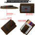 Money Clip RFID Front Pocket Wallet Men Leather Slim Minimalist Wallet...