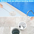 Pool Skimmer Basket Hook Tool, Stainless Steel pool Skimmer Hook Extended Knee Protection Skimmer Basket Handle for Cleaning Swimming Pool Debris ...