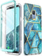i-Blason Cosmo Series Case for Galaxy S9 (2018 Release), Slim Full-Body Stylish Protective Case with Built-in Screen Protector (Ocean)...