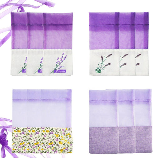 Sachet Empty Bags Linen Fabric Bags Organza Gauze Bags for Lavender, Spice and Herbs...